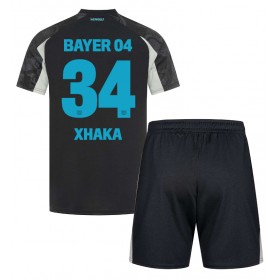 Bayer Leverkusen Granit Xhaka #34 3rd Trikot 2024-25 Kurzarm (+ kurze hosen)